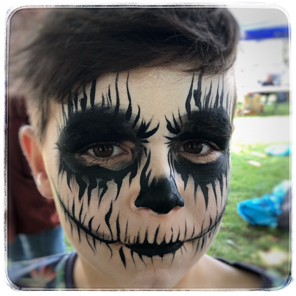 halloween face paint tauranga