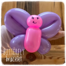 balloon twisting, balloon, balloon animal, birthday party, butterfly